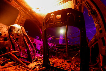  Снимка на деня: Изложба в Тел Авив пресъздава нападнатия от 