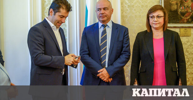 След първия кръг от разговорите четирите преговарящи за правителство формации